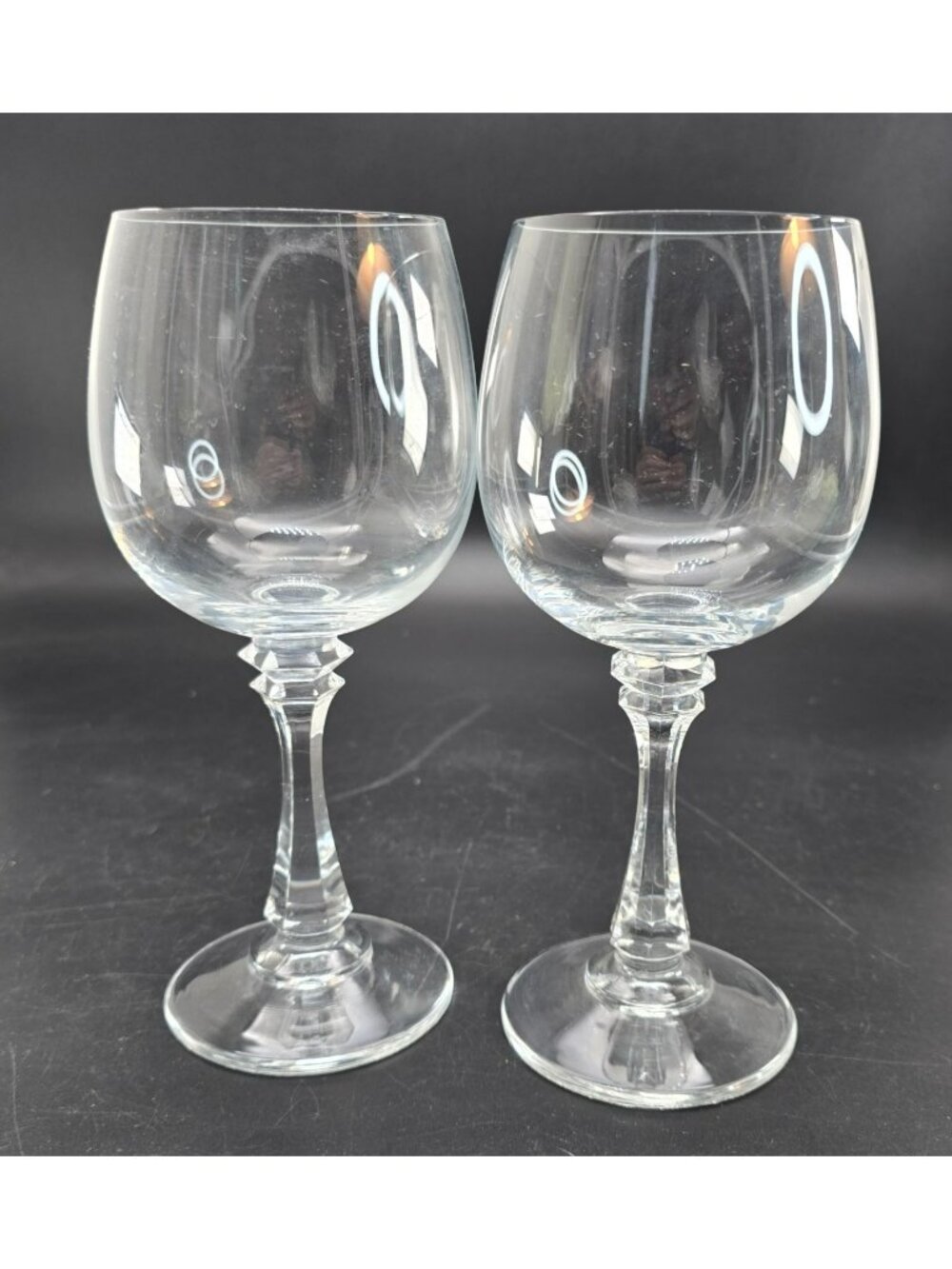 American Stemware Sanibel Crystal Water Glasses Set Of 2 DH1371